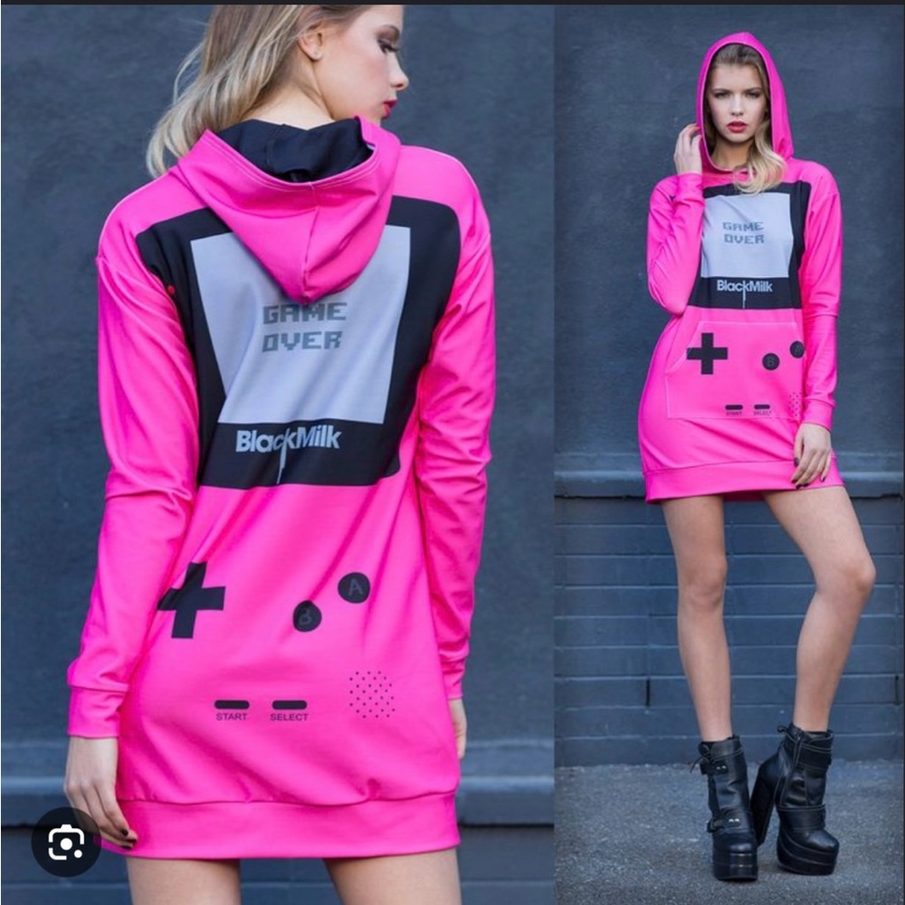Blackmilk pink gamer slouchy